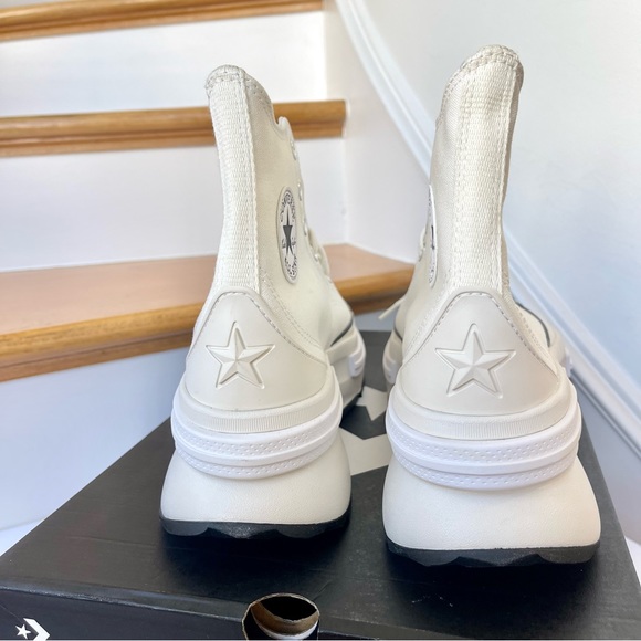 NWT Converse Run Star Legacy CX Hi Platform high top Chuck Taylor sneaker white - Picture 13 of 16